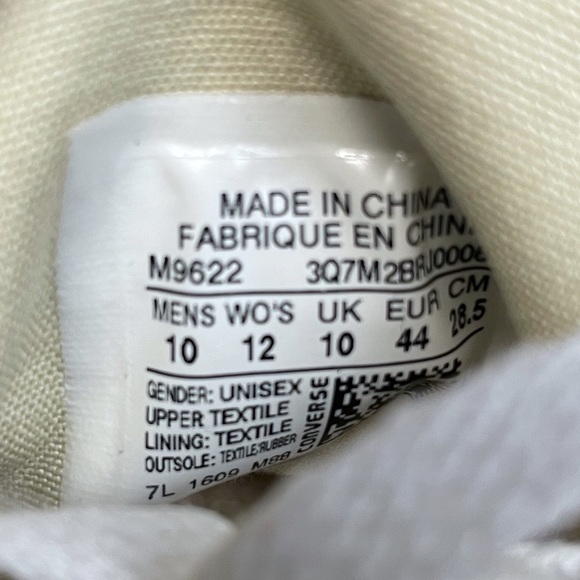 Converse Chuck Taylor All Stars Navy Blue Men’s 10 High Top Denim - Picture 5 of 5